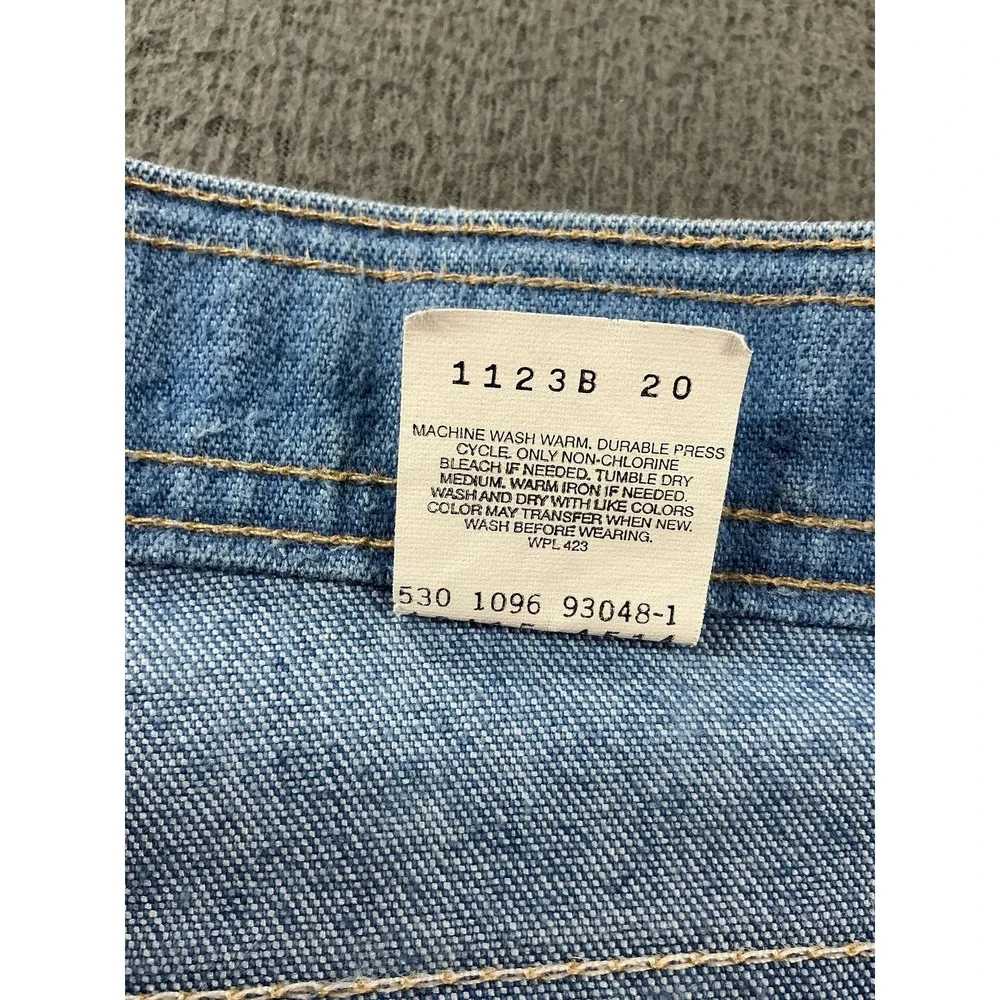 Vintage Levi's Action Jeans Mens 34x31 Light Wash Blue Bootcut Relaxed USA